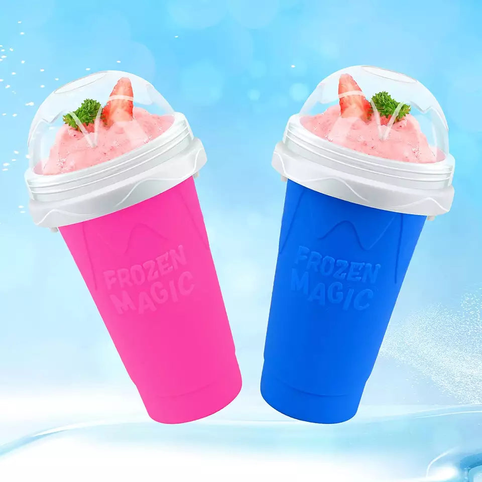 Vaso Frozen Magic Taza Fabricar Granizado Apretar Hielo Batir ( CONTRA ENTREGA CALAMA)